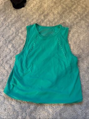 lululemon athletica Teal Sleeveless Performance Tank